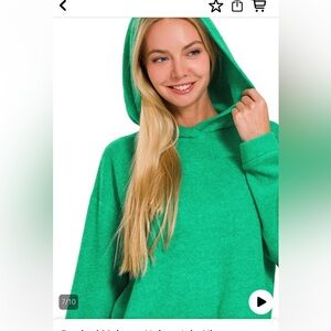 Brushed lightweight hoodie